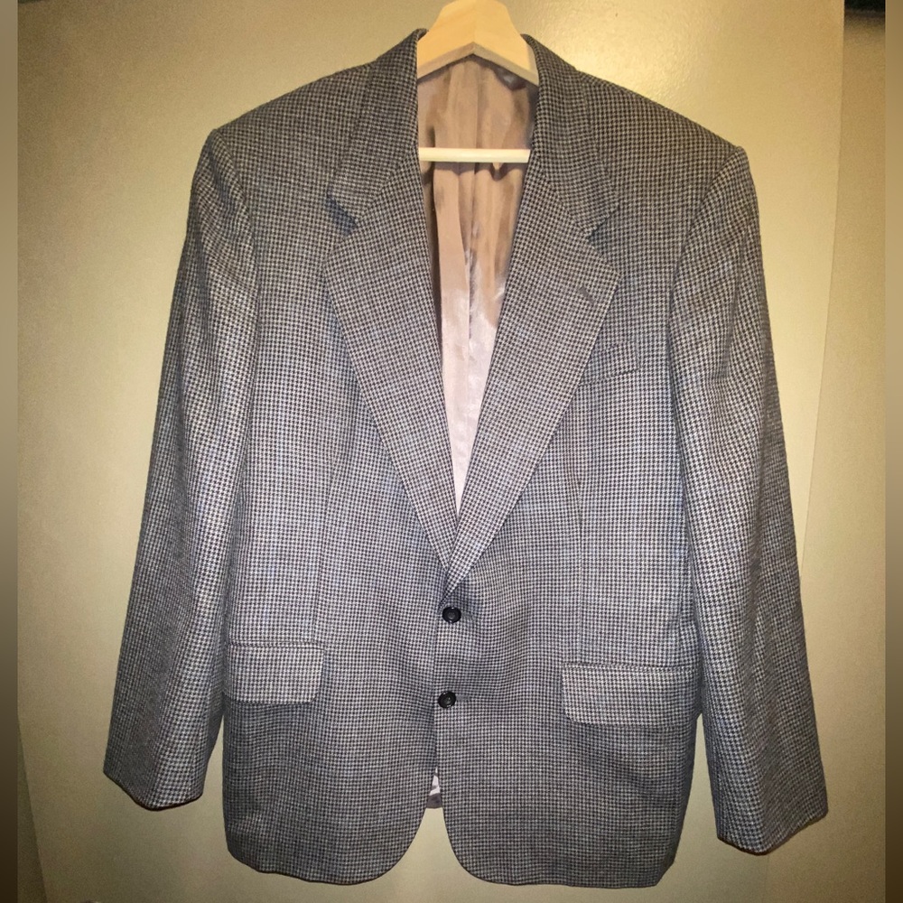 Oscar de la Renta houndstooth blazer